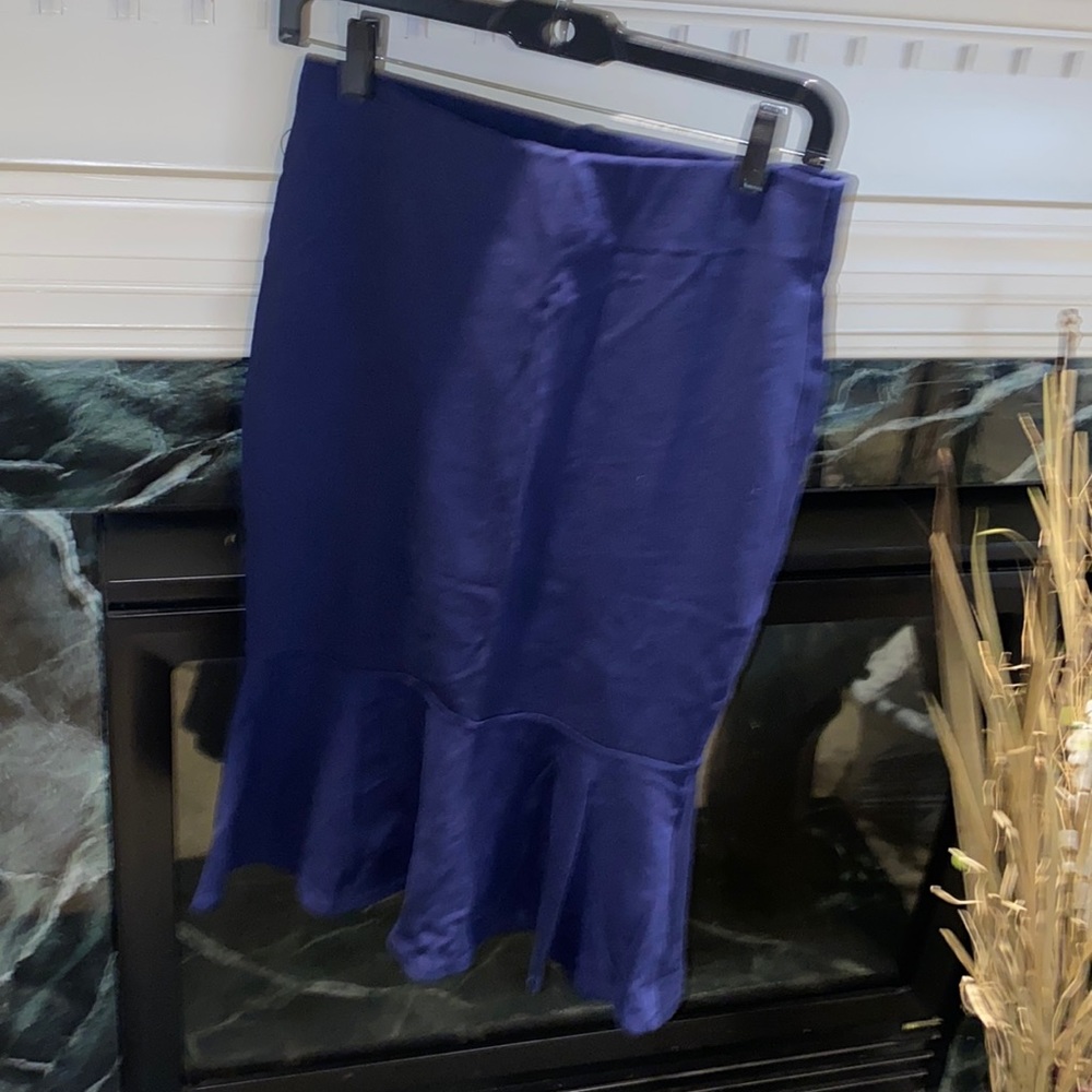 Navy Blue Pencil Skirt